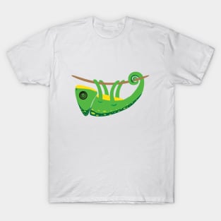 Funny Green Chameleon T-Shirt